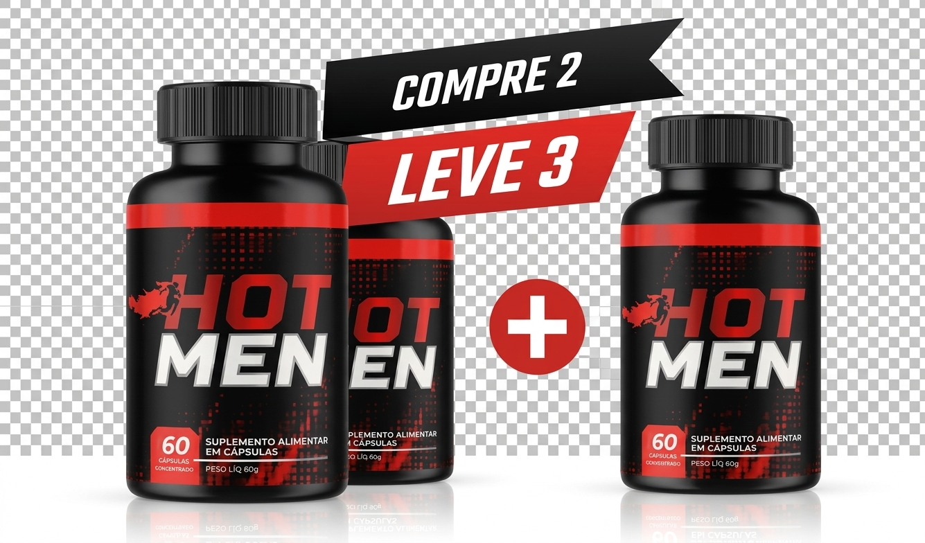 HOT MAN CAPS — Kit 2 Frascos